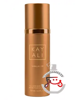 ونیلا | بیست‌وهشت | بادِی اسپری | کیالی فرگرنسز | vanilla | 28 body spray kayali fragrances